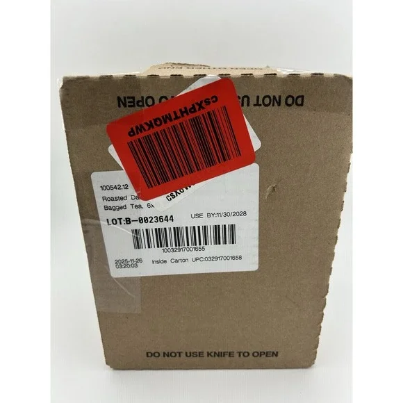 Organic Roasted Dandelion Root Tea Bags Herbal Caffeine-Free Detox Wellness 96ct - Picture 5 of 9